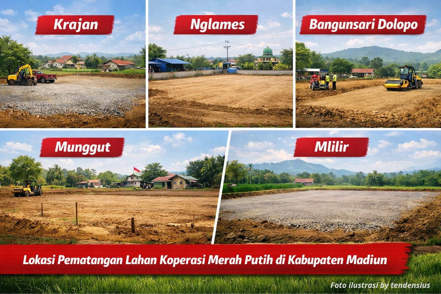 Menata Dasar, Menyemai Harapan: PUPR Madiun Siapkan Lahan Koperasi Merah Putih