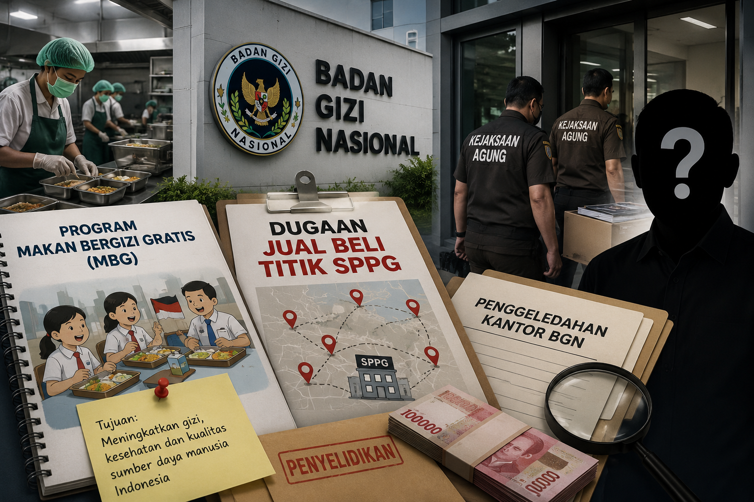 Dapur Program Nasional Jadi Sorotan, Dugaan Jual Beli Titik SPPG Masuk Radar Penyidik