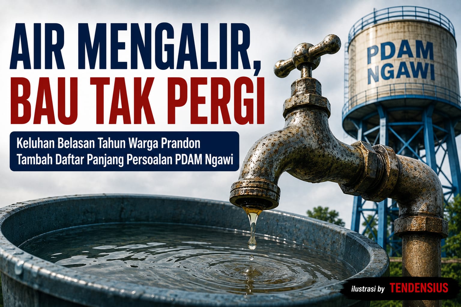 Tagihan Rutin Jalan, Keluhan Lama Belum Usai: Air Berbau Jadi Sorotan Baru