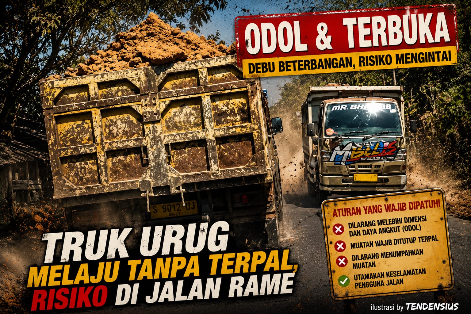 Terpal Masih Absen, Dishub Ngawi Siapkan Langkah Cepat