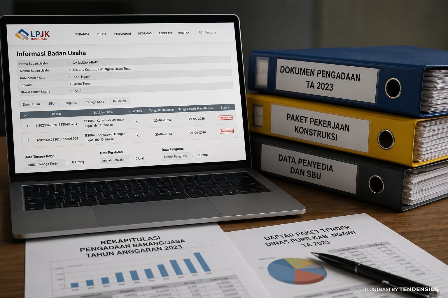 Dua Tender, Satu Pola: Data LPJK Penyedia Kini Memunculkan Tanda Tanya