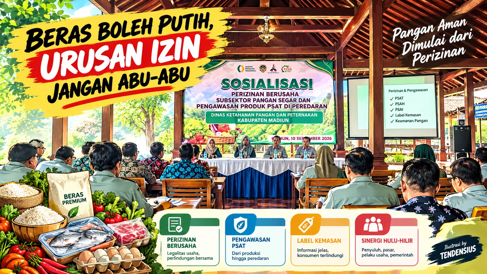 Dari Sawah ke Pasar, DKPP Pasang Radar Keamanan Pangan